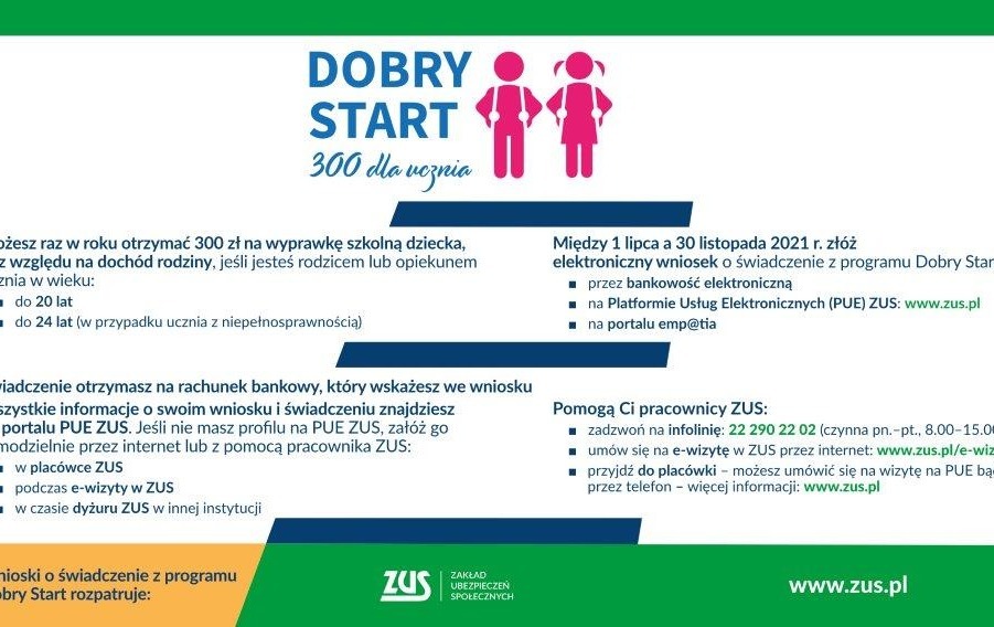 Zdjęcie do Dobry Start w ZUS